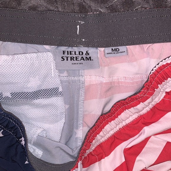 American Flag swim trunks - Picture 2 of 6